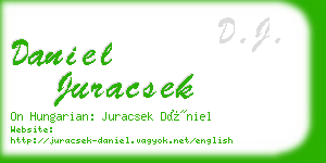 daniel juracsek business card